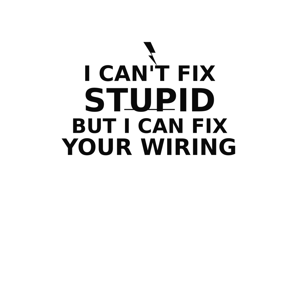 Fix Stupid Wiring tee preview