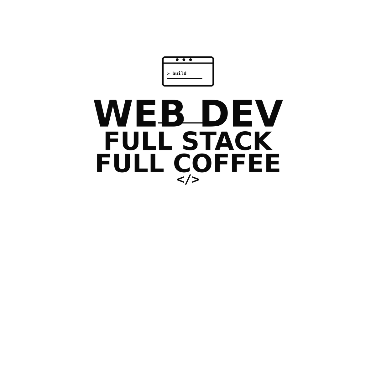 Web Dev Full Stack Full Coffee design
